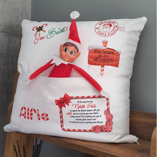 Elf Cushion for Christmas Eve Elves.. I'm Back (Pre Order)