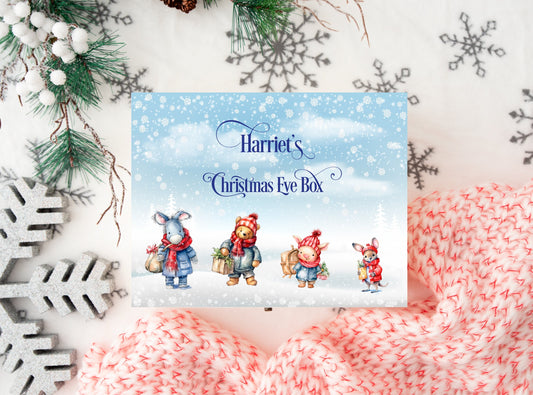 Christmas Christmas Eve Box, Personalised Christmas Eve 20 x 30cm | Christmas Box | Kids Christmas Eve